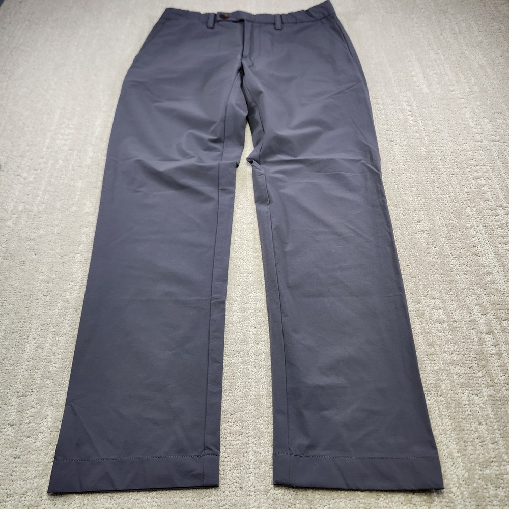 Brooks Brothers Pants Men 32x30‎ Red Fleece Performance Chino Gray Stretch